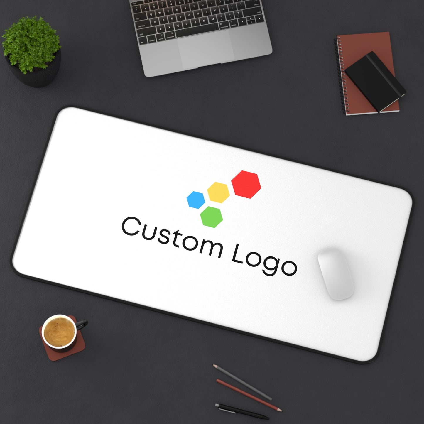 Custom LOGO Desk Mat and Mouse Pad