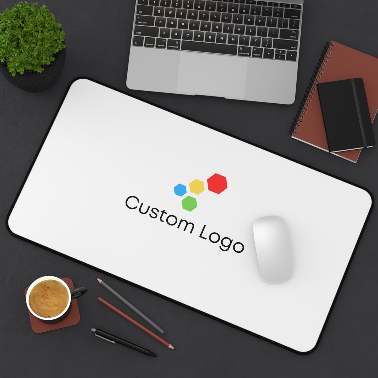 Custom LOGO Desk Mat and Mouse Pad